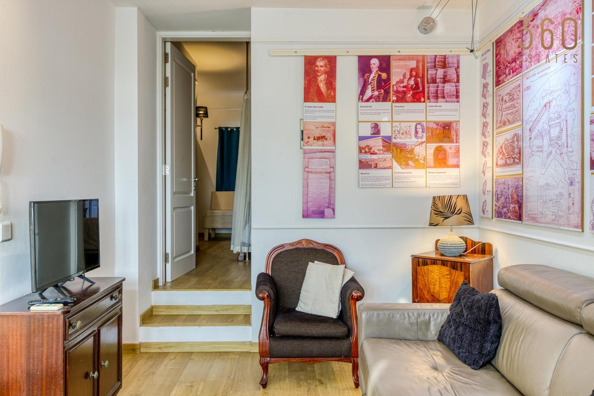 Comfortable 1Br Home With Maltese Balcony In Valletta By 360 Estates Екстер'єр фото